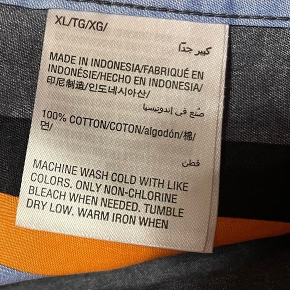 Alfani Mens multicolored Vertical Striped Shirt Long Sleeve Hit Colorful - Picture 3 of 7